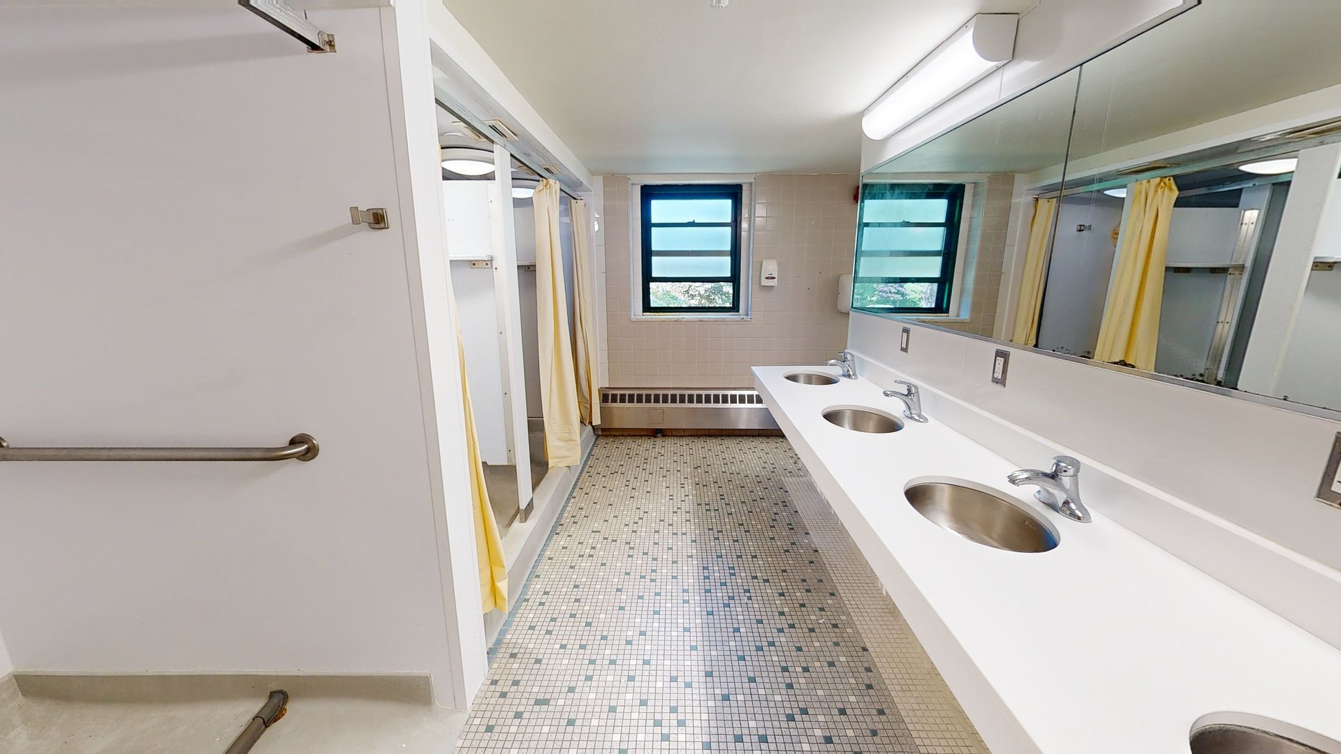 Corridor Style Bathroom